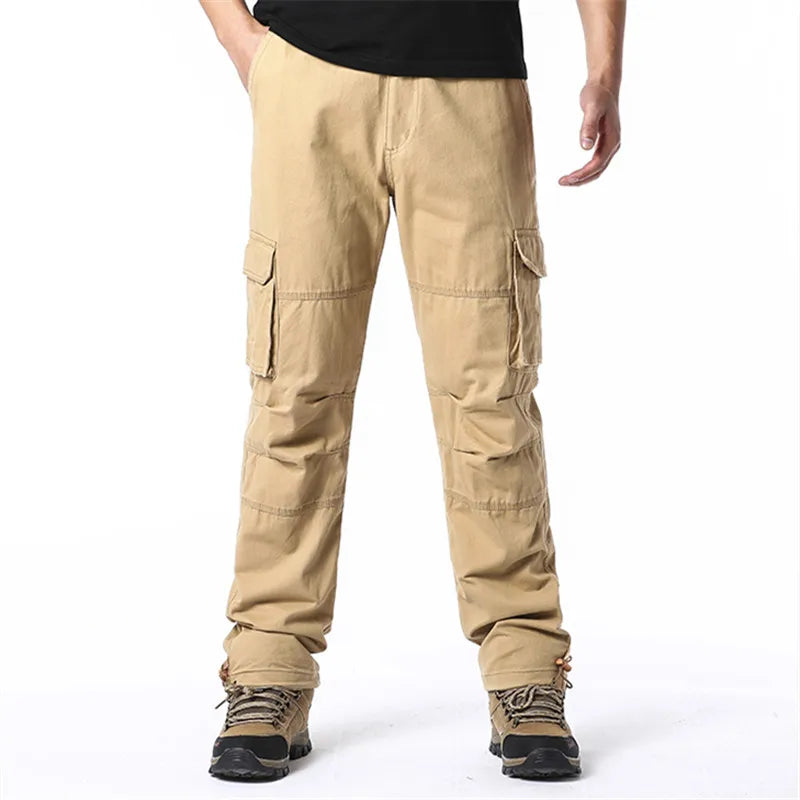 Pantaloni cargo tactici Ardent, cu croială lejeră - buzunare tip jogger din bumbac