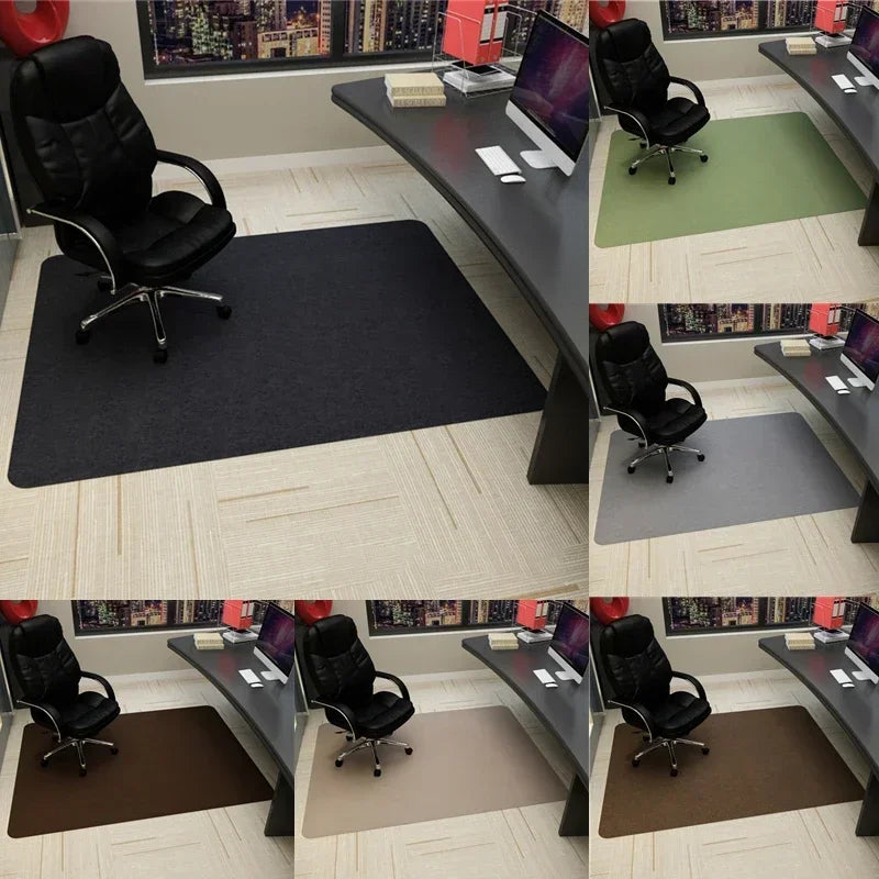 Protetor de chão antiderrapante para cadeira de escritório 90x120cm