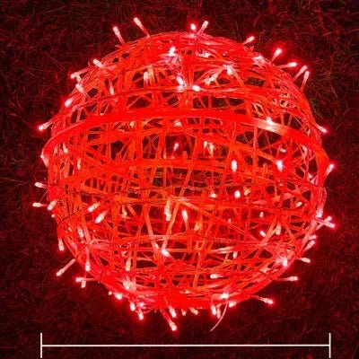 Sfere luminose d'atmosfera a LED AuroraGlow — Sfere luminose intrecciate