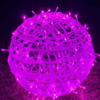 Sfere luminose d'atmosfera a LED AuroraGlow — Sfere luminose intrecciate