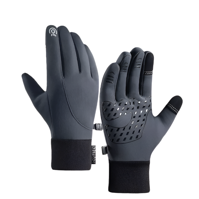 PolarStride Guantes térmicos impermeables — cortavientos, agarre para pantallas táctiles