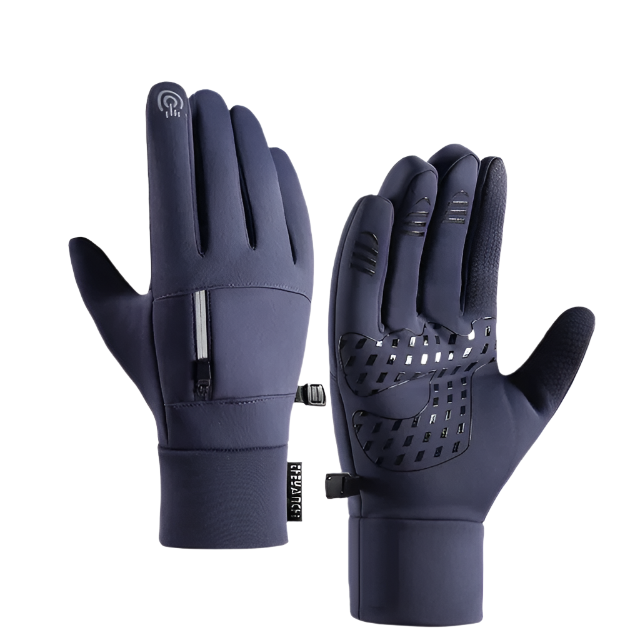 PolarStride Guantes térmicos impermeables — cortavientos, agarre para pantallas táctiles