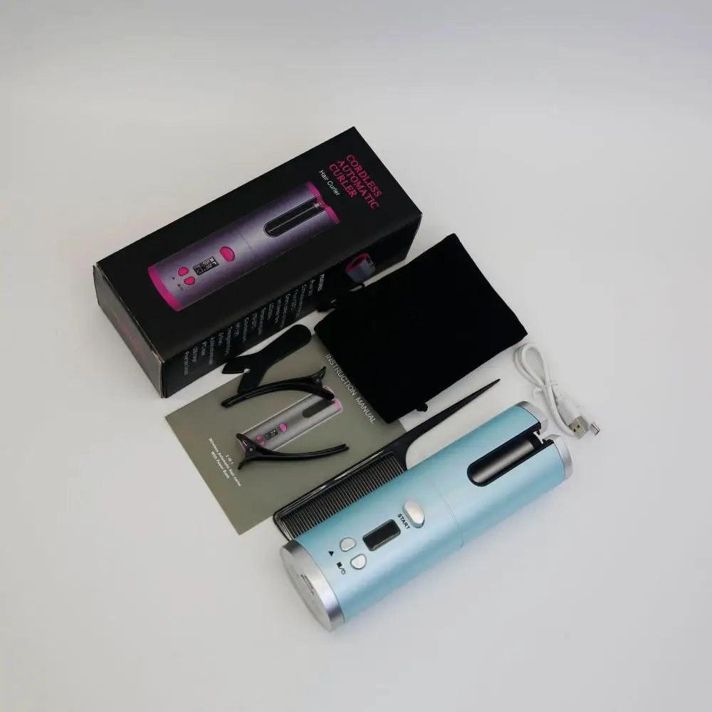 Arricciacapelli automatico senza fili AutoCurl Pro con display LED