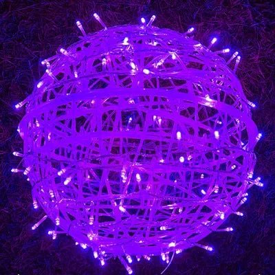 Sfere luminose d'atmosfera a LED AuroraGlow — Sfere luminose intrecciate