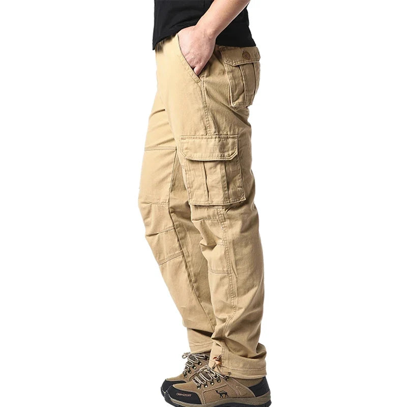Pantaloni cargo tactici Ardent, cu croială lejeră - buzunare tip jogger din bumbac