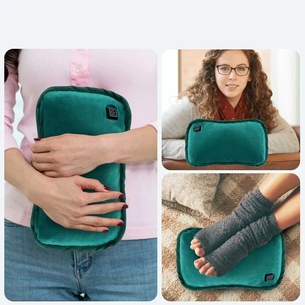 Tappetino termico portatile a riscaldamento rapido 30x20 cm per mani e corpo