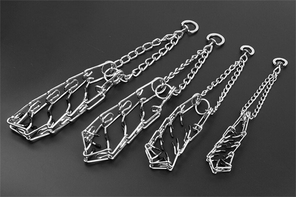 Collar de púas para perros SummitPaw - Puntas de goma y acero cromado