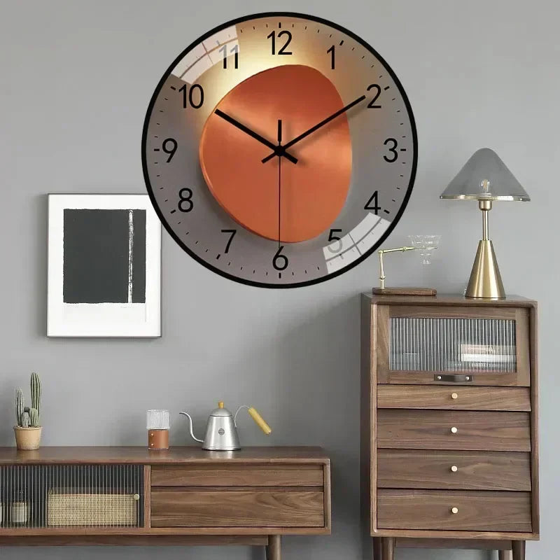 Orologio da parete elegante e silenzioso, senza ticchettio