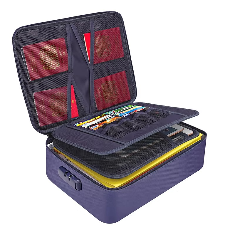 Portable Fireproof Waterproof Document Organizer Bag