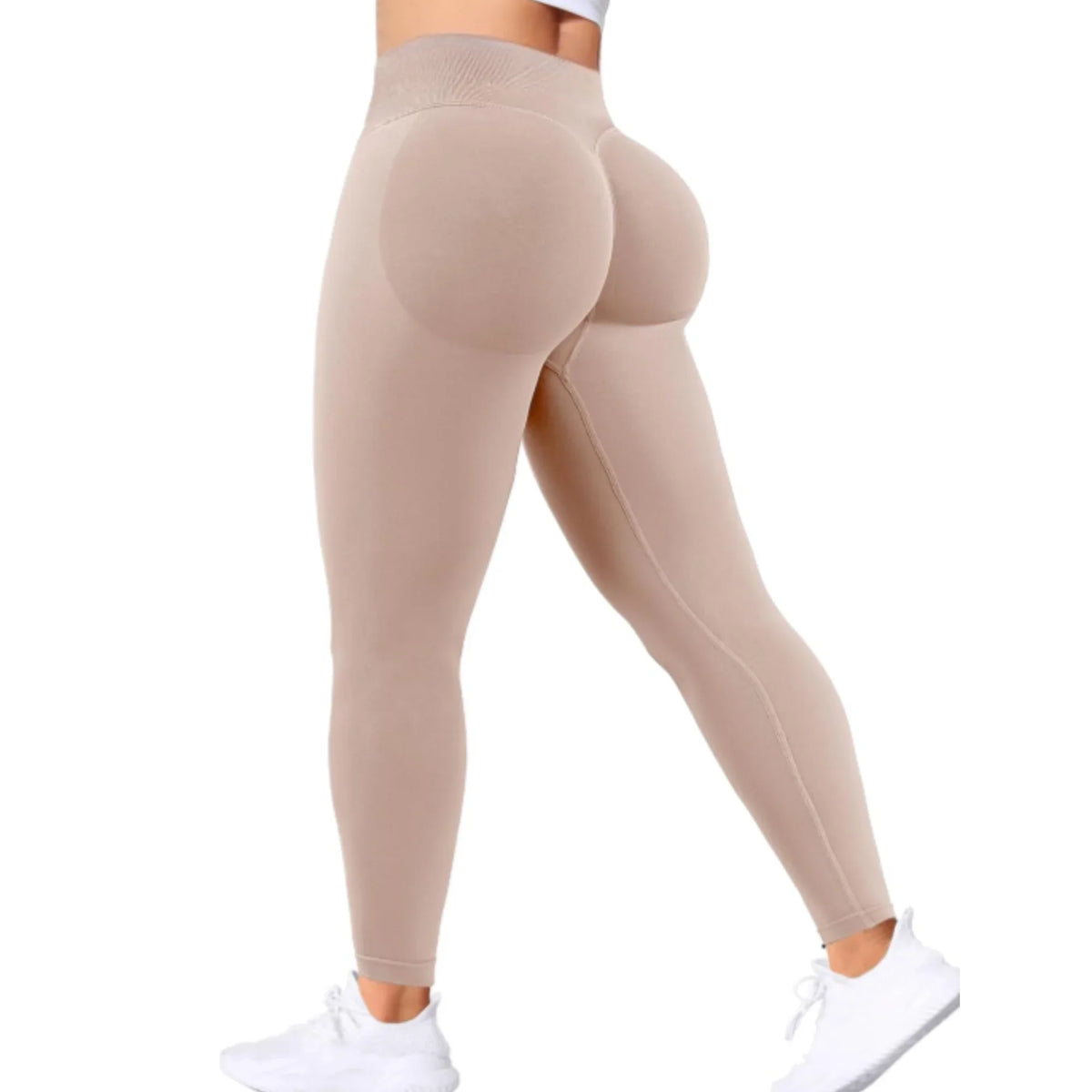 Charlotte dameslegging van nylon en spandex tot aan de enkel, met elastische taille