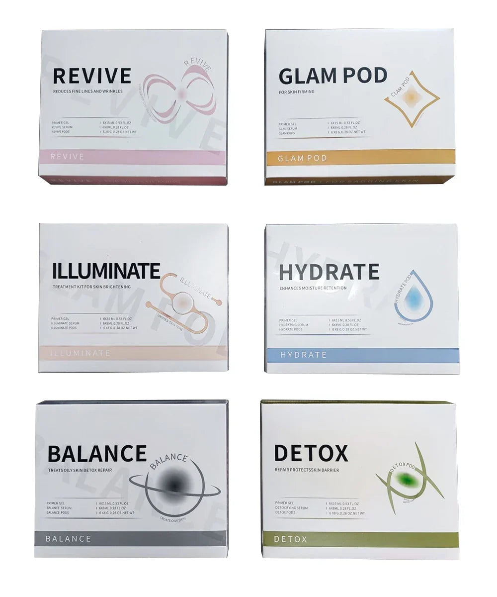Machine faciale à bulles de CO2 et d’oxygène, 7 types — Massage avec gel sérum