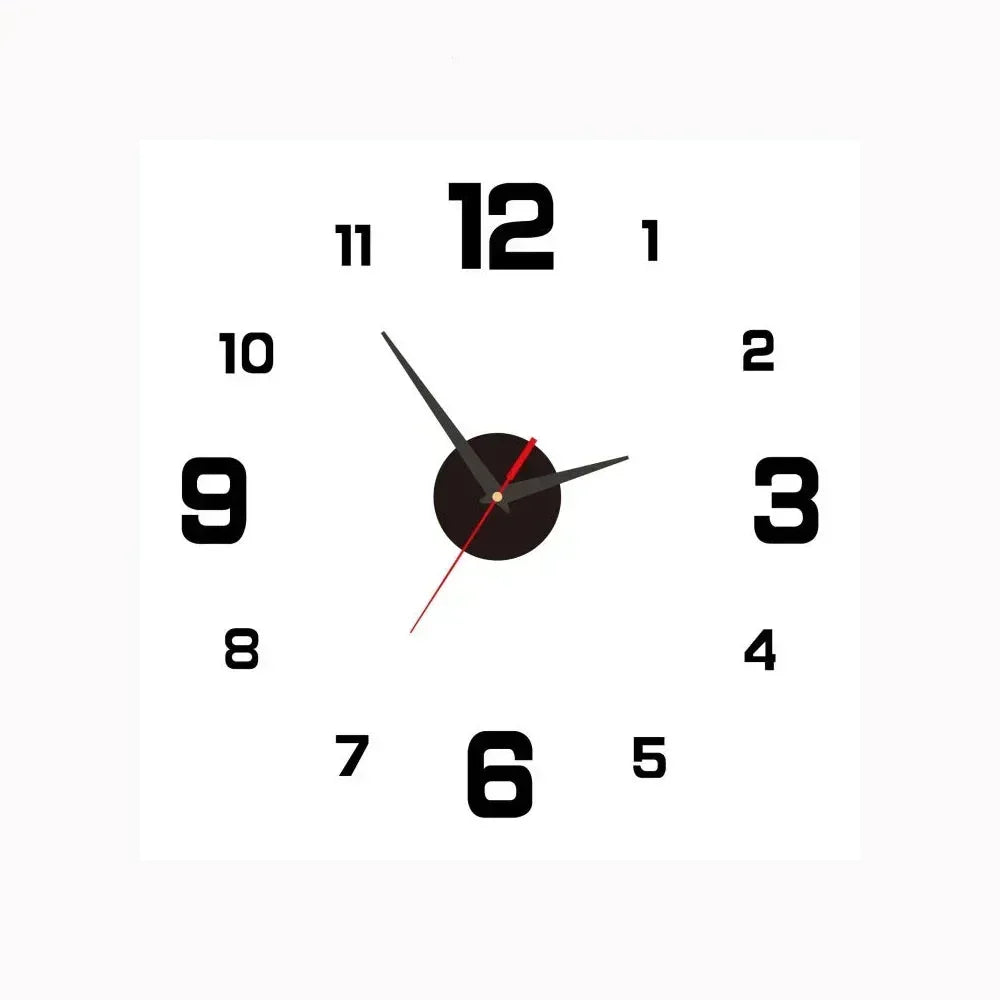 Orologio da parete elegante e silenzioso, senza ticchettio