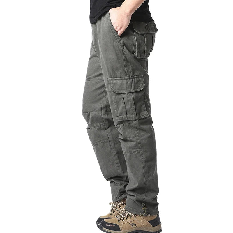 Pantaloni cargo tactici Ardent, cu croială lejeră - buzunare tip jogger din bumbac