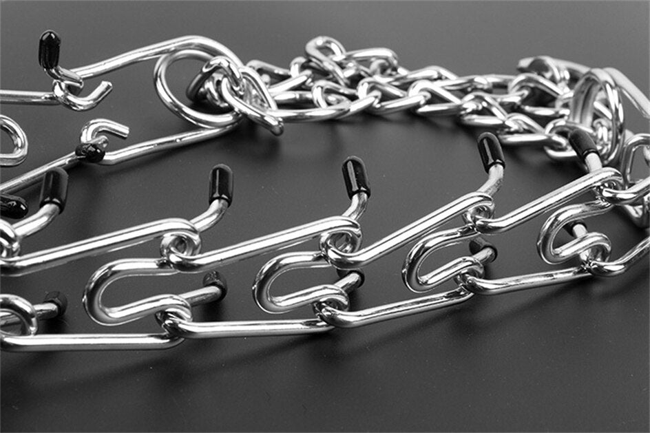 Collar de púas para perros SummitPaw - Puntas de goma y acero cromado
