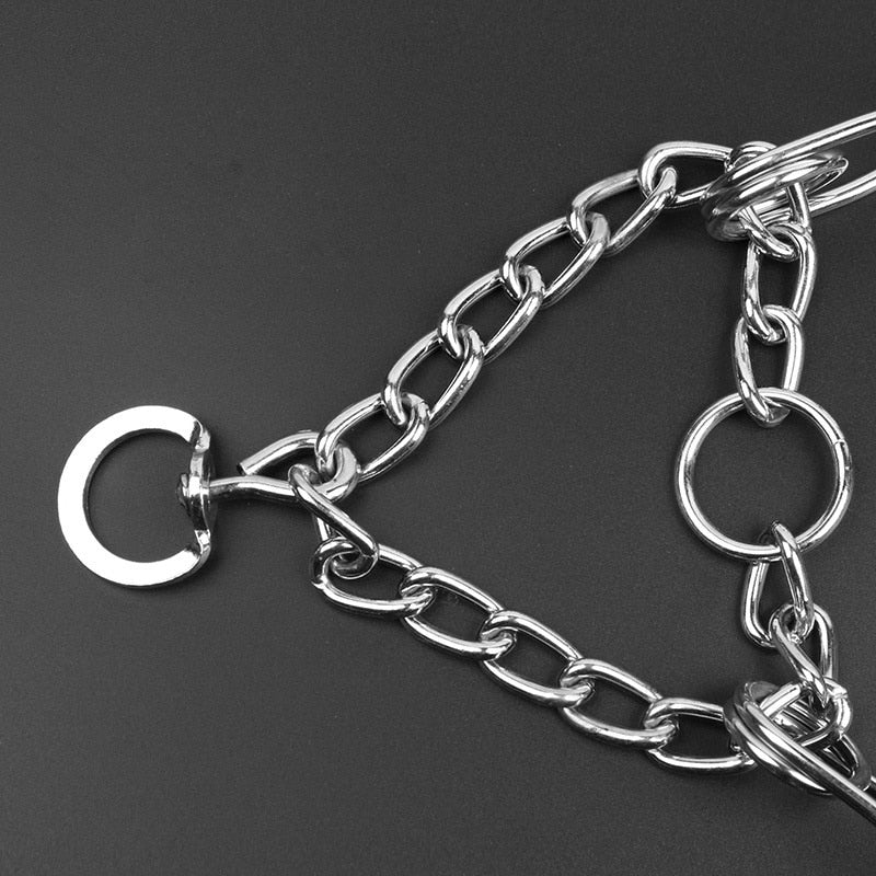 Collar de púas para perros SummitPaw - Puntas de goma y acero cromado