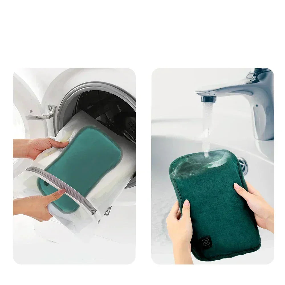 Tappetino termico portatile a riscaldamento rapido 30x20 cm per mani e corpo