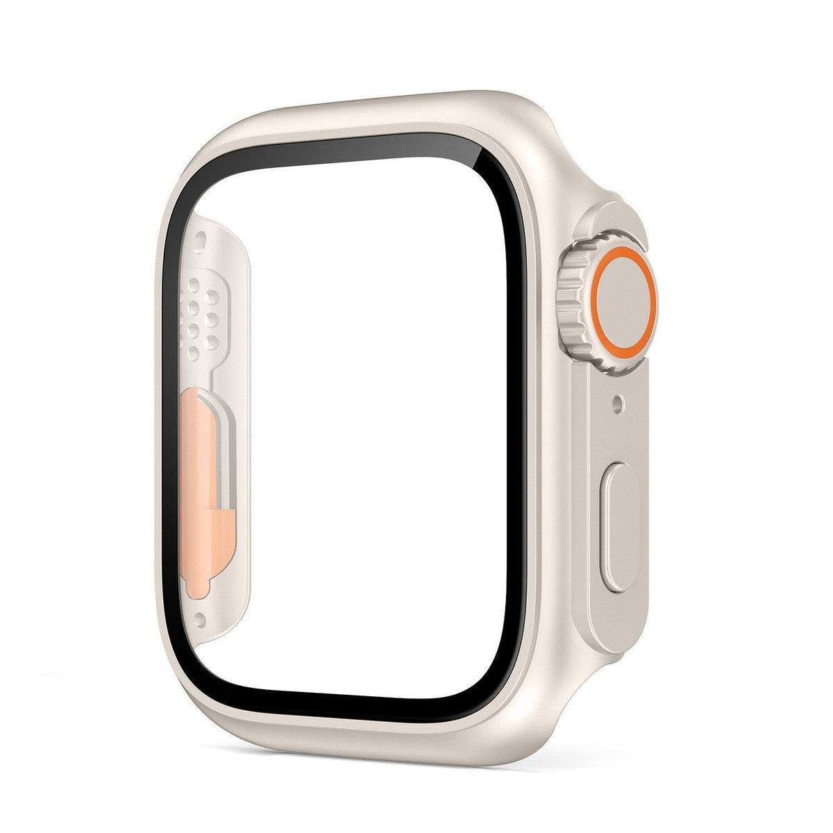 Ultradünne Hülle im Stil der Apple Watch Ultra – wasserdichtes gehärtetes Glas