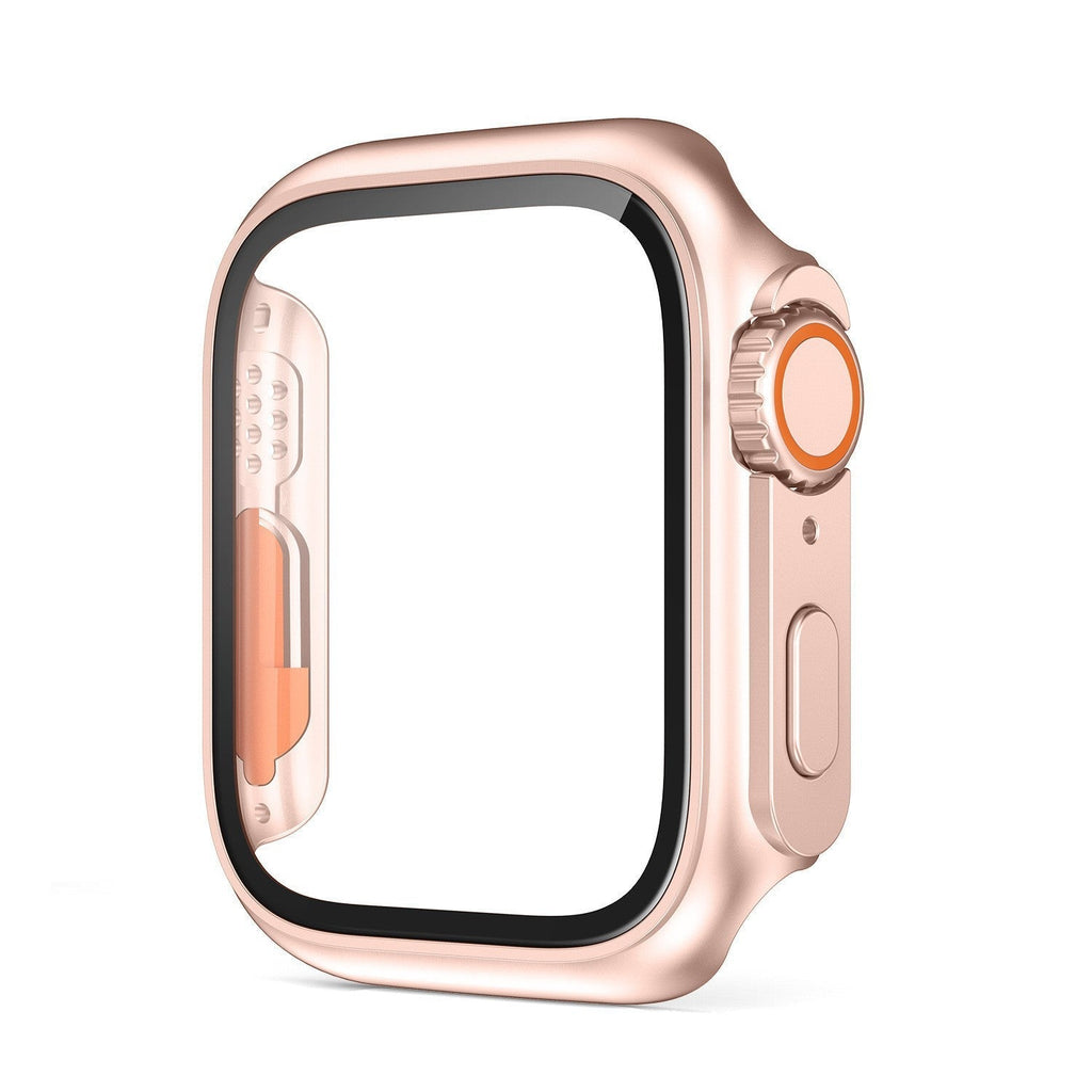 Ultradünne Hülle im Stil der Apple Watch Ultra – wasserdichtes gehärtetes Glas