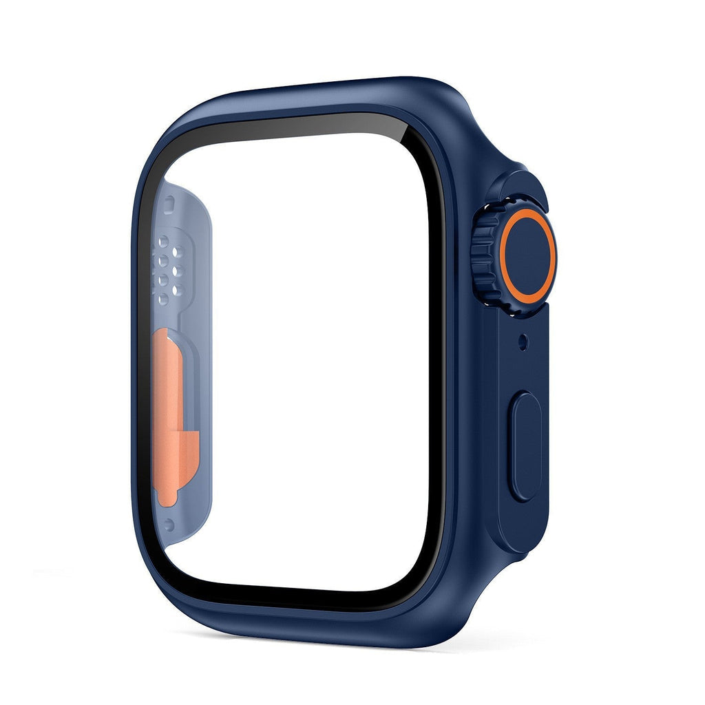 Ultradünne Hülle im Stil der Apple Watch Ultra – wasserdichtes gehärtetes Glas
