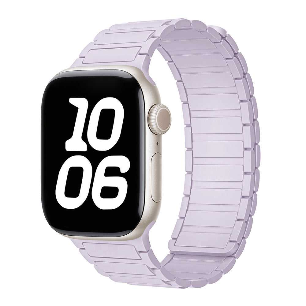 Curea cu buclă magnetică Nova din silicon pentru smartwatch — Curea ajustabilă