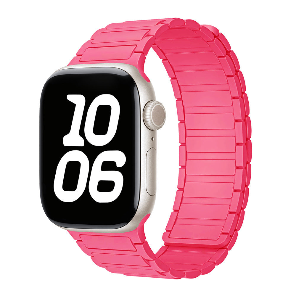 Curea cu buclă magnetică Nova din silicon pentru smartwatch — Curea ajustabilă