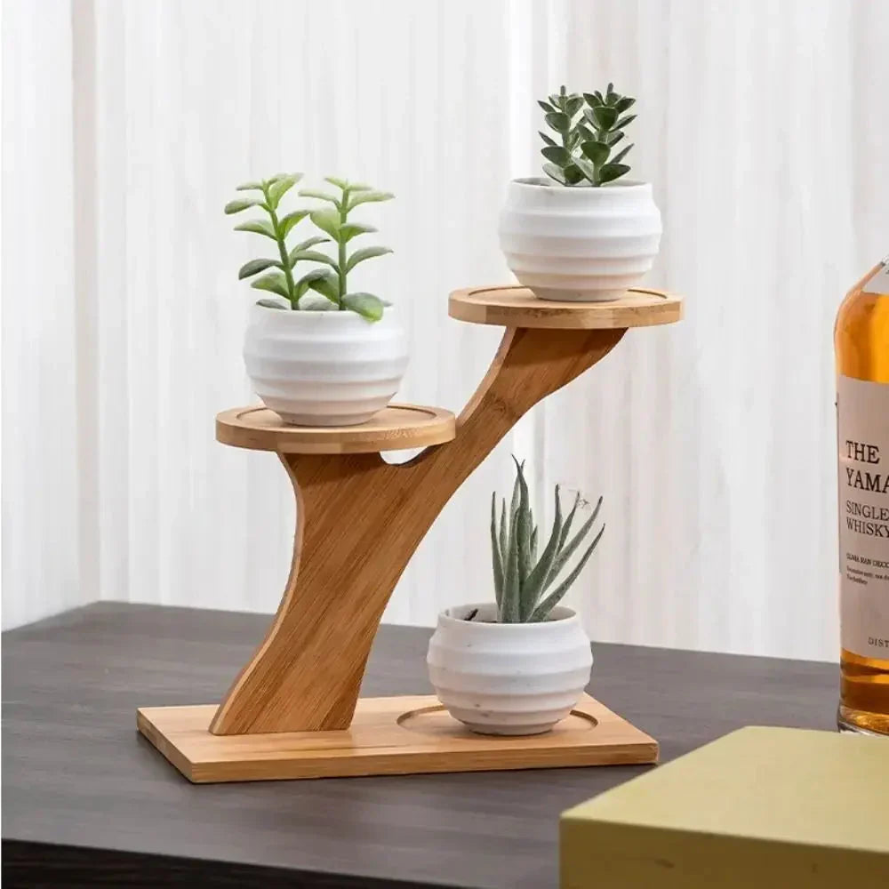 Bambushylde i flere niveauer – Z-formet eller Y-formet design | livraina