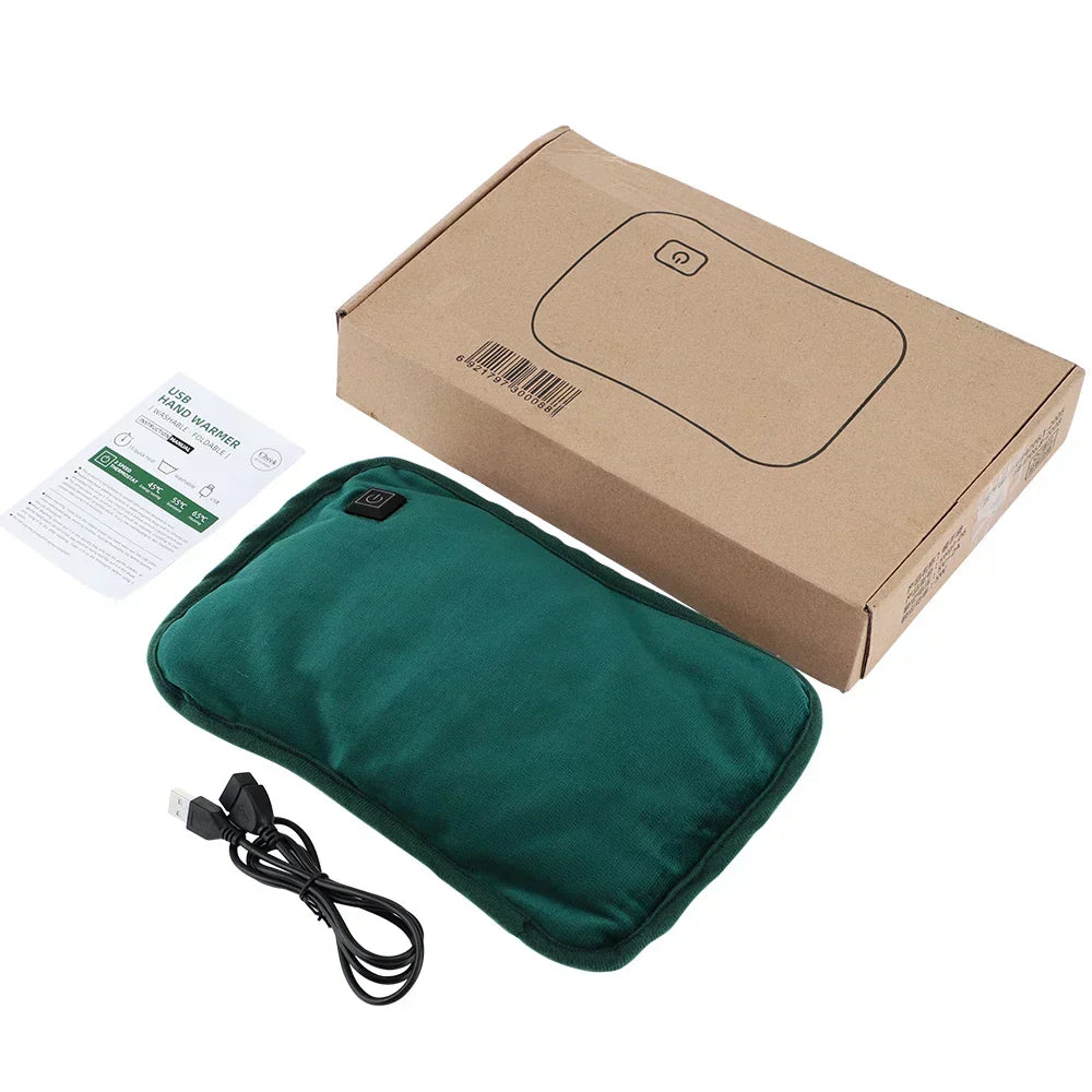 Tappetino termico portatile a riscaldamento rapido 30x20 cm per mani e corpo