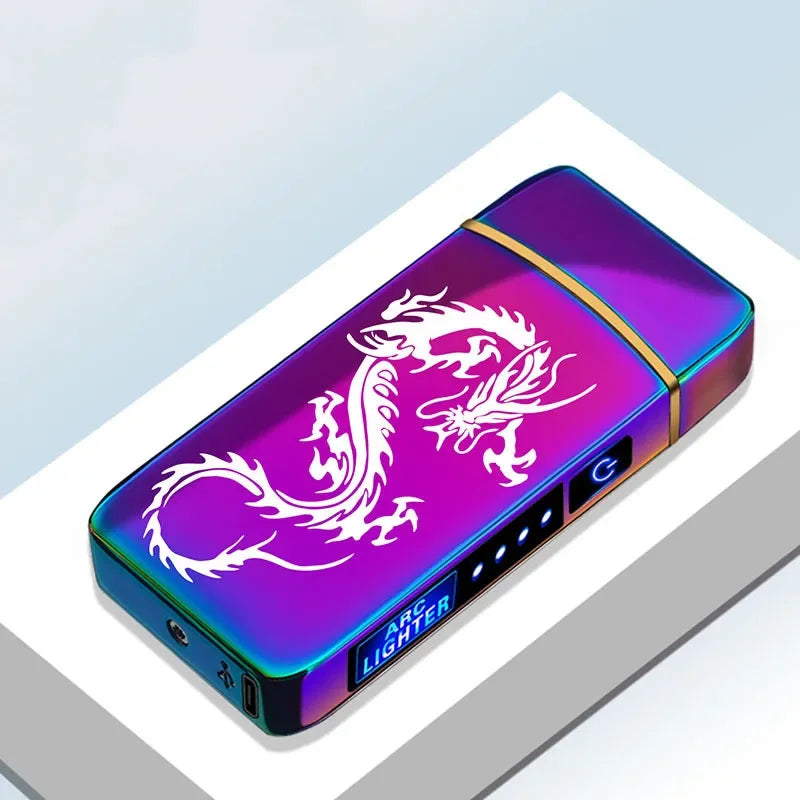 NovaArc kék plazmagyújtó — USB-ről tölthető, dupla ívű lánggal