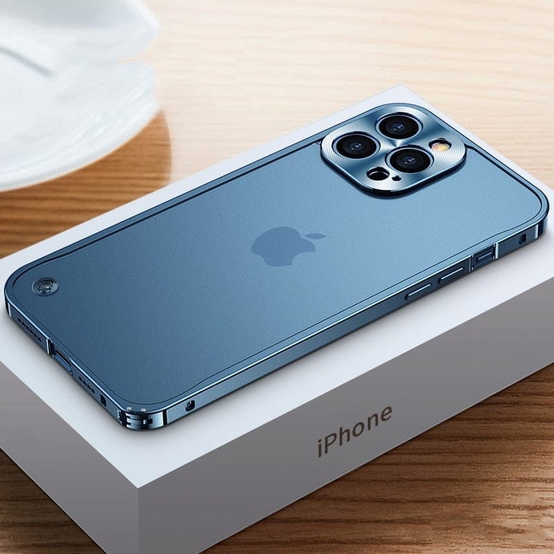 Husă din aluminiu pentru iPhone — potrivire precisă CNC, profil ultra-subțire, protecție premium