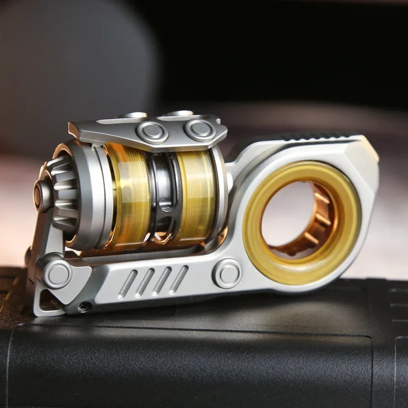 CalmSpin 不锈钢 EDC 解压玩具 — 顺滑触感指尖陀螺