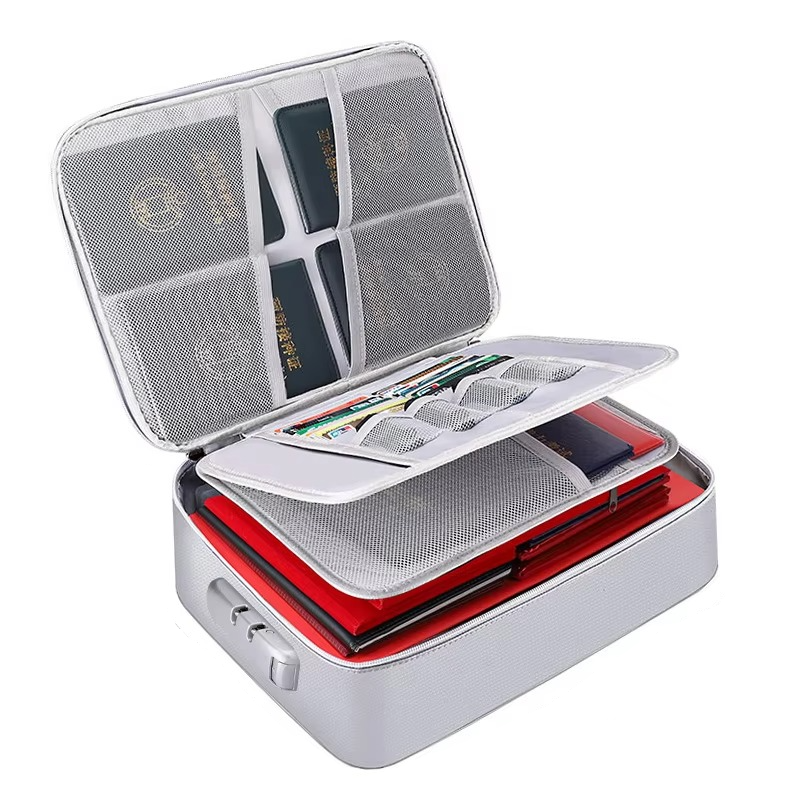 Portable Fireproof Waterproof Document Organizer Bag
