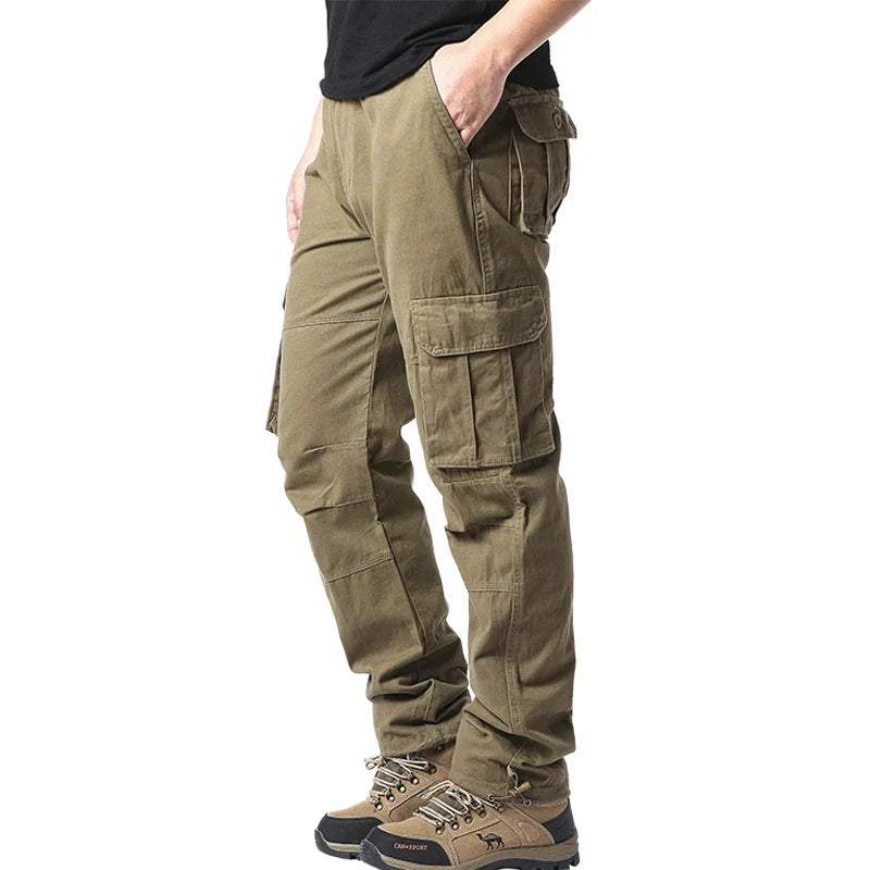 Pantaloni cargo tactici Ardent, cu croială lejeră - buzunare tip jogger din bumbac