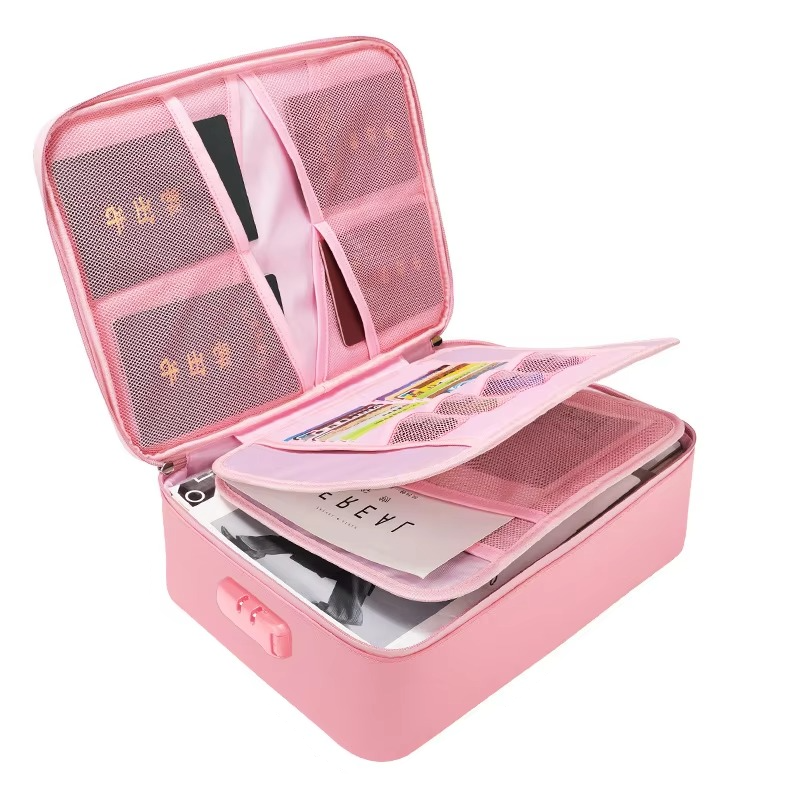 Portable Fireproof Waterproof Document Organizer Bag