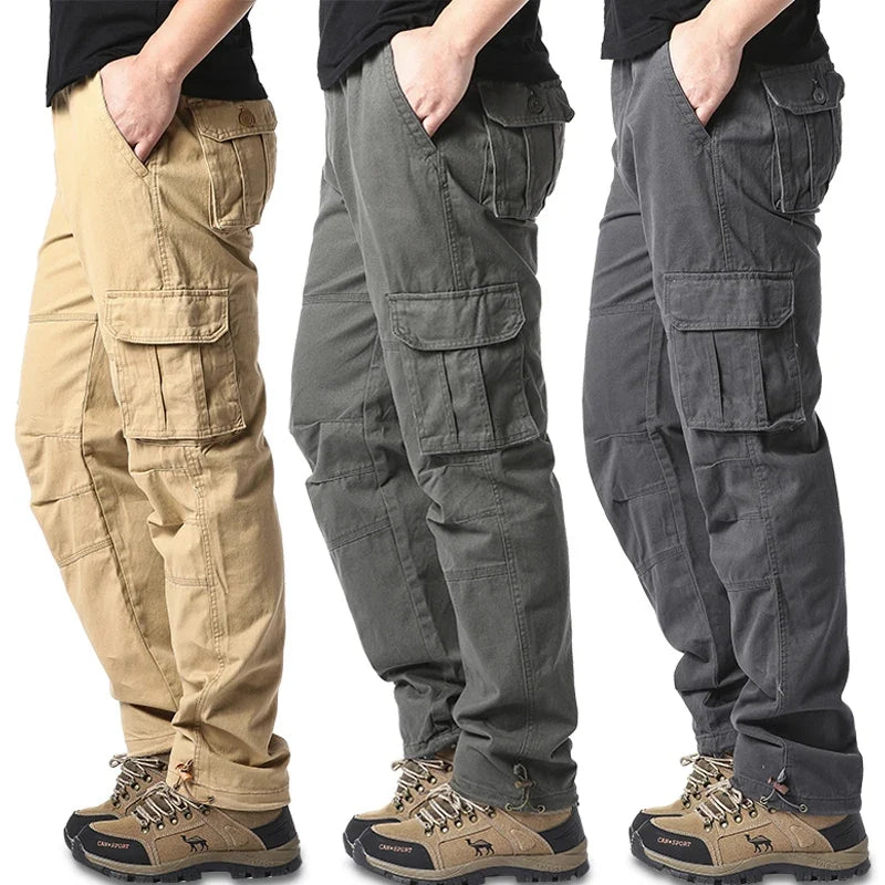 Pantaloni cargo tactici Ardent, cu croială lejeră - buzunare tip jogger din bumbac