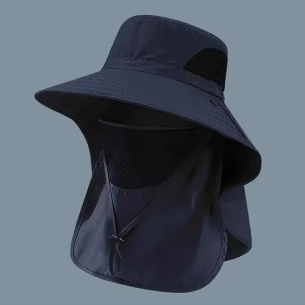 Outdoor-Sonnenhut mit UV-Schutz – breite Krempe, Nackenklappe, schnelltrocknend