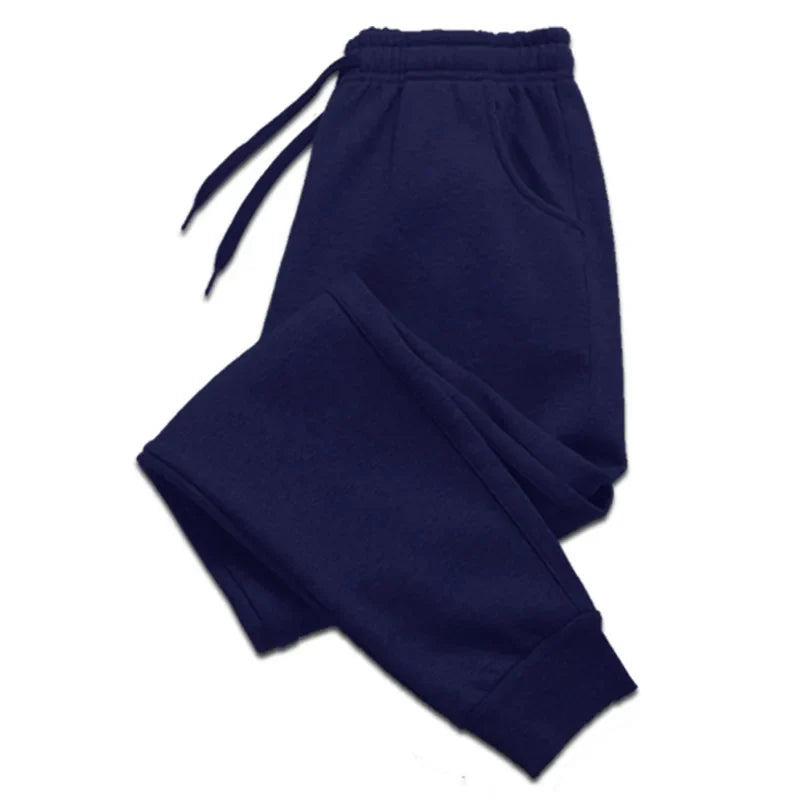 Calças de fato de treino jogger casuais NovaFlex - cintura ajustável com cordão