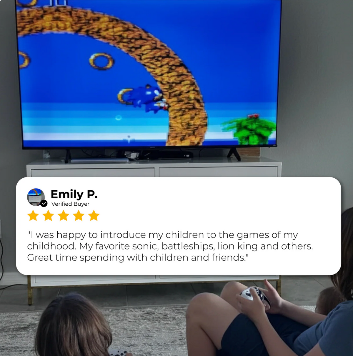 Novaplay Retro Console — 30.000 Classic Games, 2 Wireless Controllers