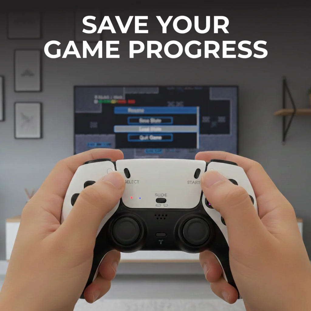 Novaplay Retro Console — 30.000 Classic Games, 2 Wireless Controllers