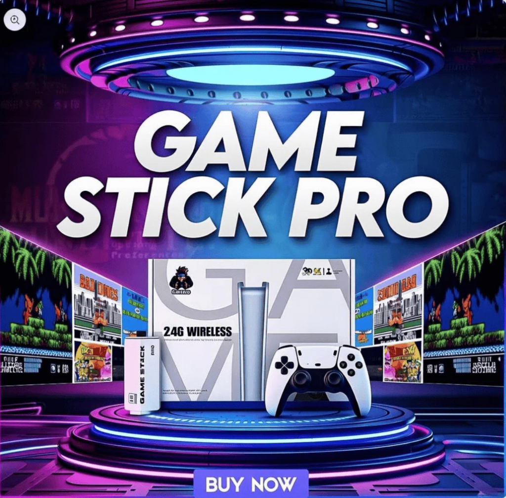 Novaplay Retro Console — 30.000 Classic Games, 2 Wireless Controllers
