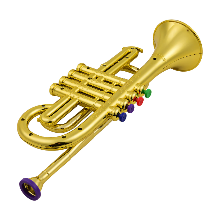 Children's Trumpet Toy — 4 Keys, Educational ABS Plastic