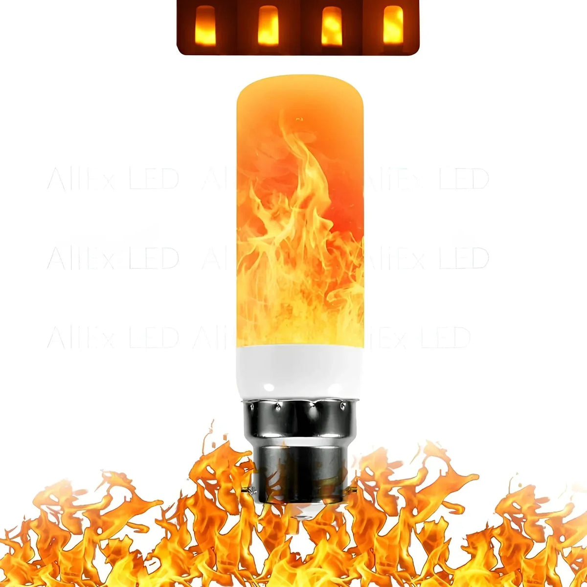 מנורת LED עם אפקט להבה נעה לתאורת אווירה | livraina
