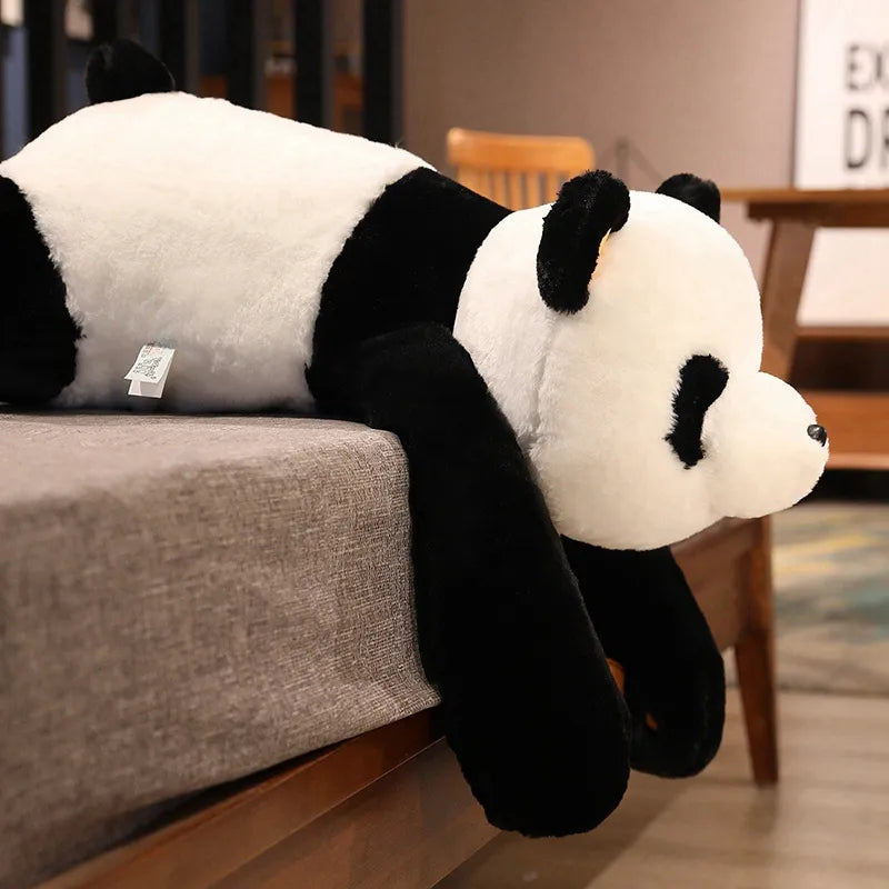 Reusachtige knuffelzachte pandaknuffel - extra groot knuffelmaatje