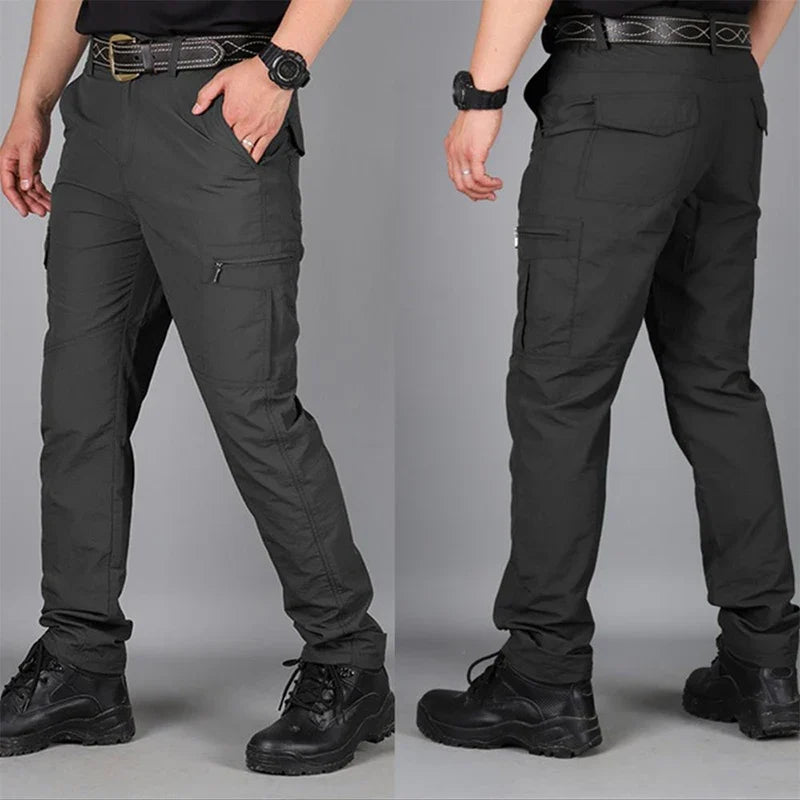 Pantalon cargo tactique d'été Atlas - léger, imperméable, multi-poches