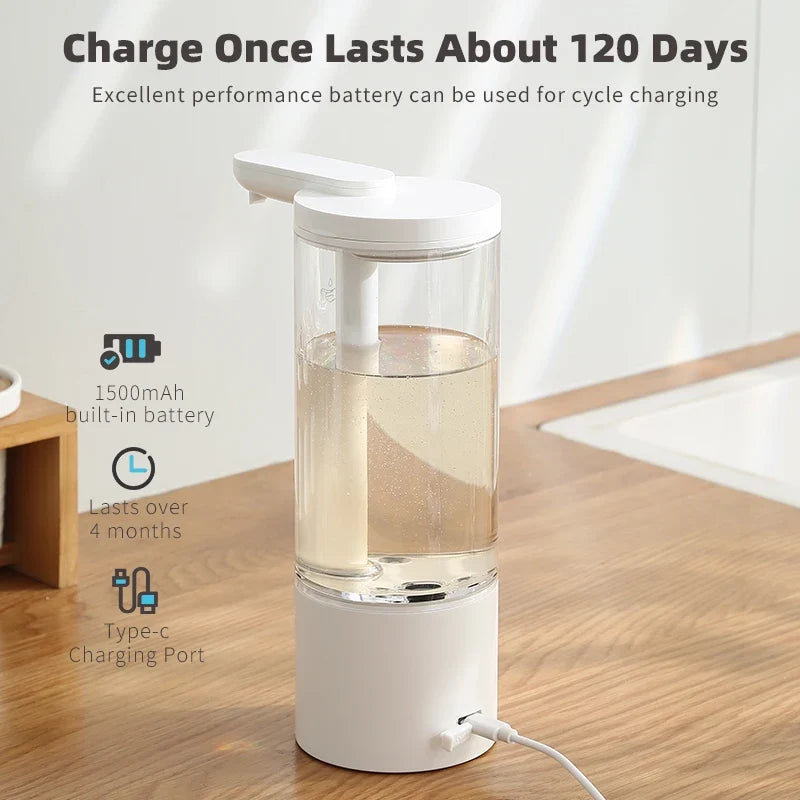 PureFlow berøringsfri flydende sæbedispenser - USB-genopladelig