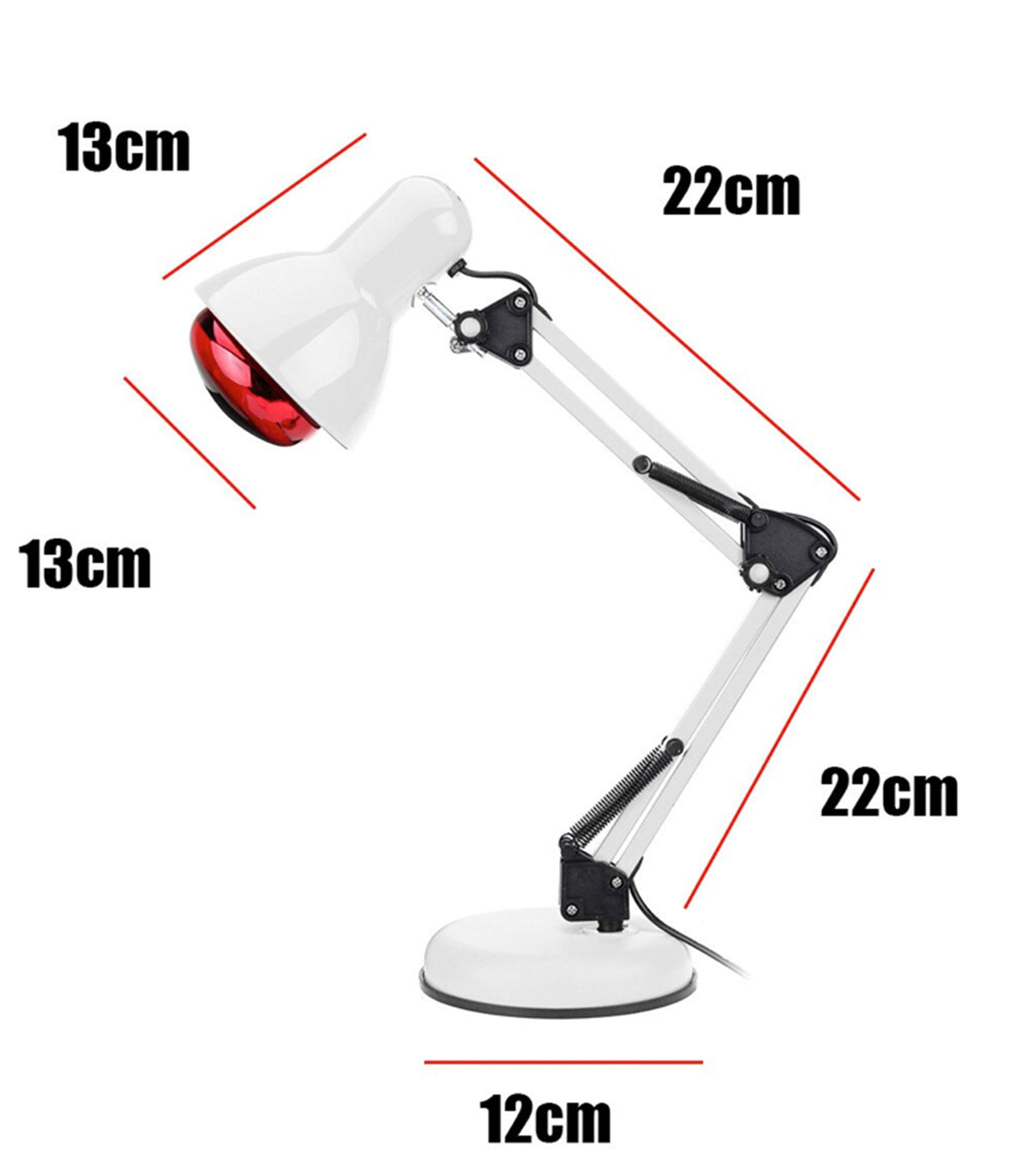 מנורת טיפול באור אדום PainEase Pro — הקלה על כאבים באמצעות אינפרה-אדום