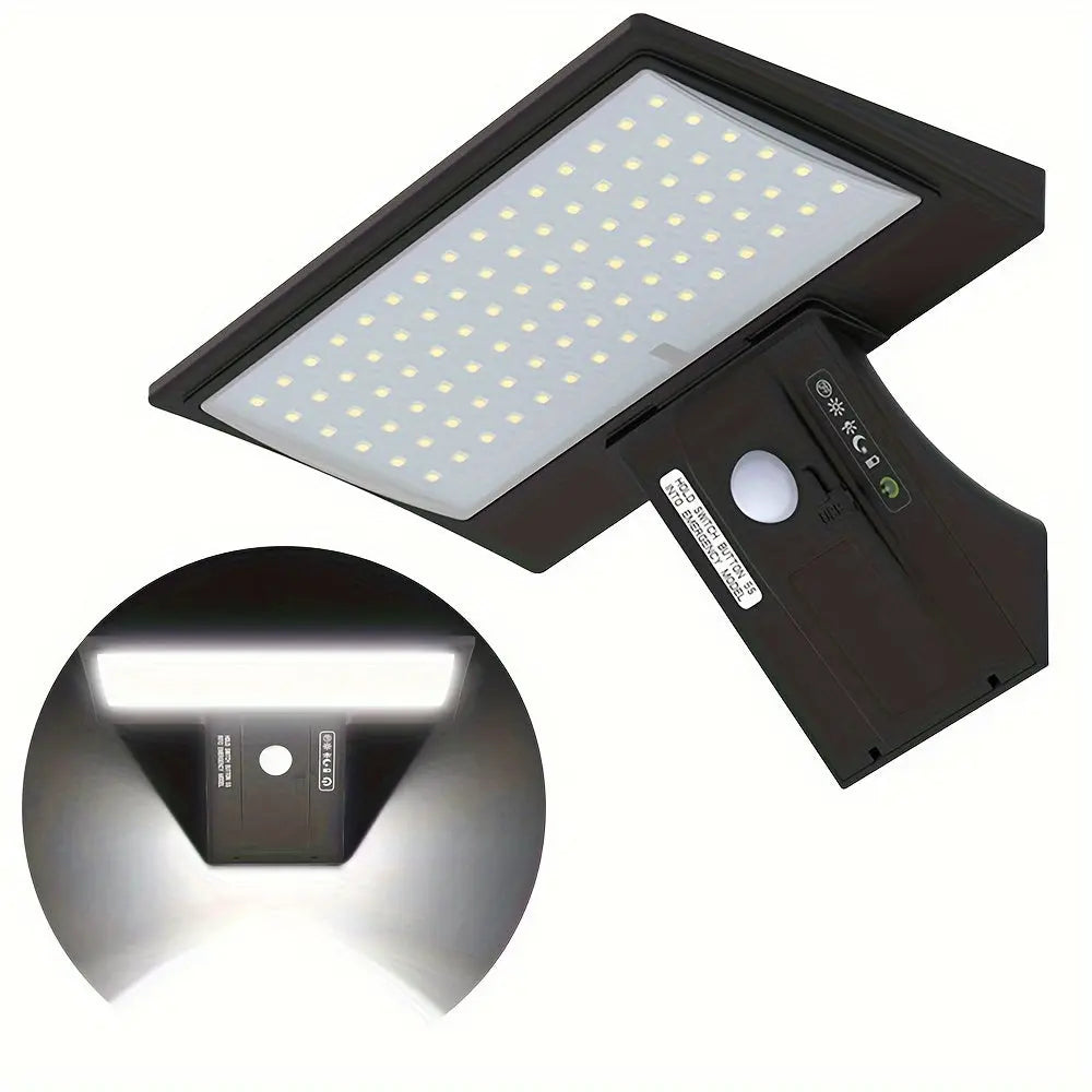 带遥控器和 LED 的感应式太阳能壁灯 | livraina