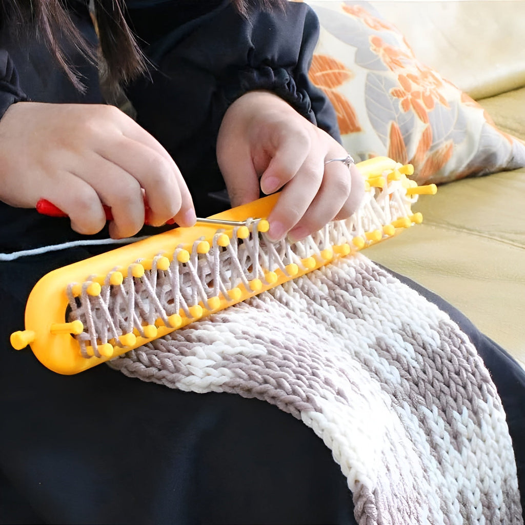 Needle-free Knitting Frame - Easy Wrap Technique - Portable System | livraina