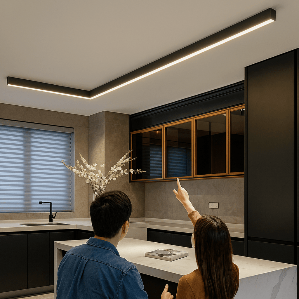 NovaGlow LED 吸顶灯 — 高亮输出，北欧设计