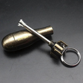 Waterproof Flint Fire Starter Keychain — Compact Survival Tool