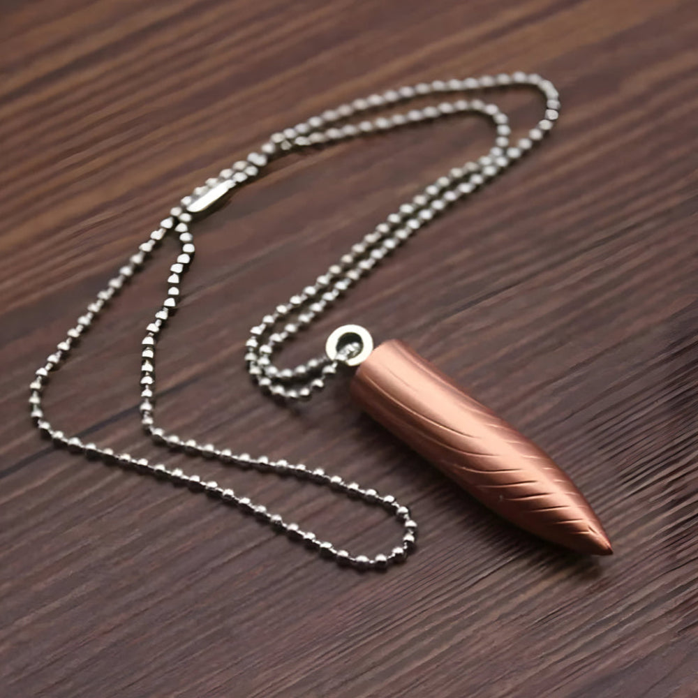 Waterproof Flint Fire Starter Keychain — Compact Survival Tool